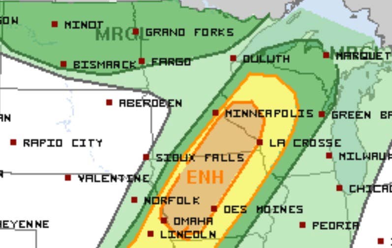 Severe weather: Strong tornadoes, very large hail possible in southern ...