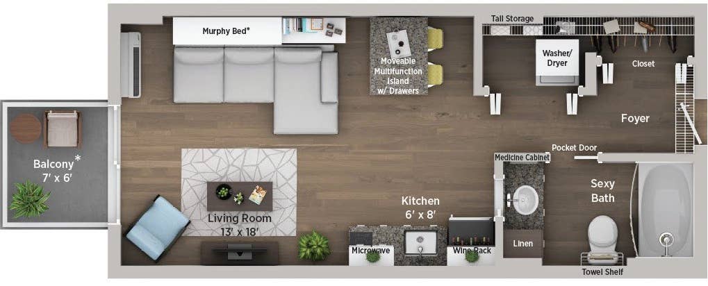 Gallery: Downtown apartment building is made for young, car-free ...