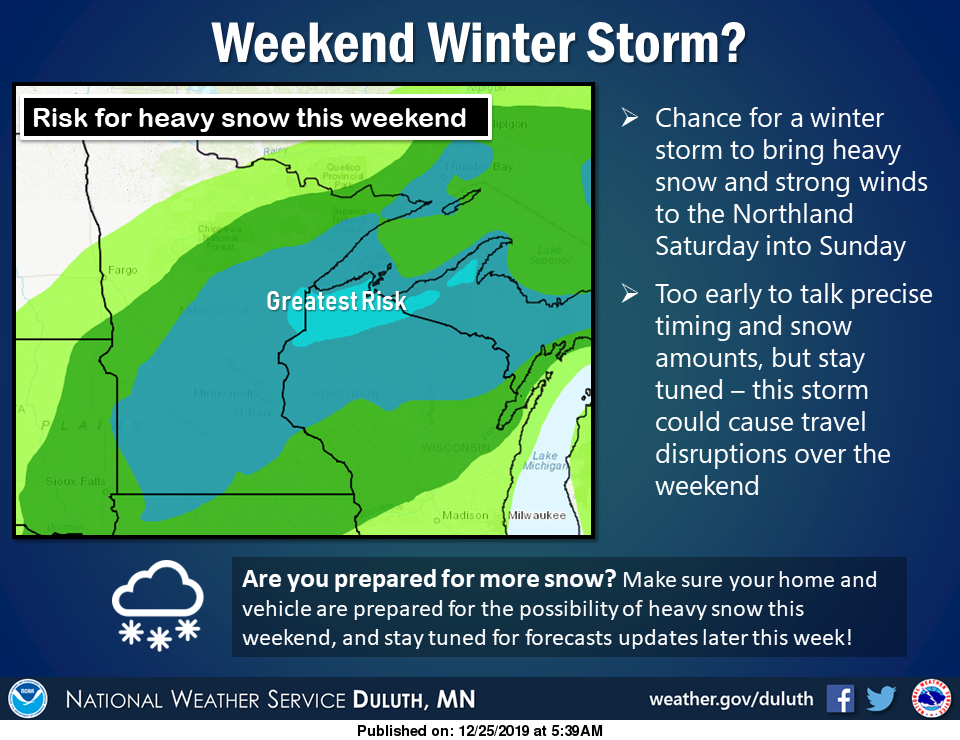 Minnesota could be impacted by winter storm this weekend - Bring Me The ...