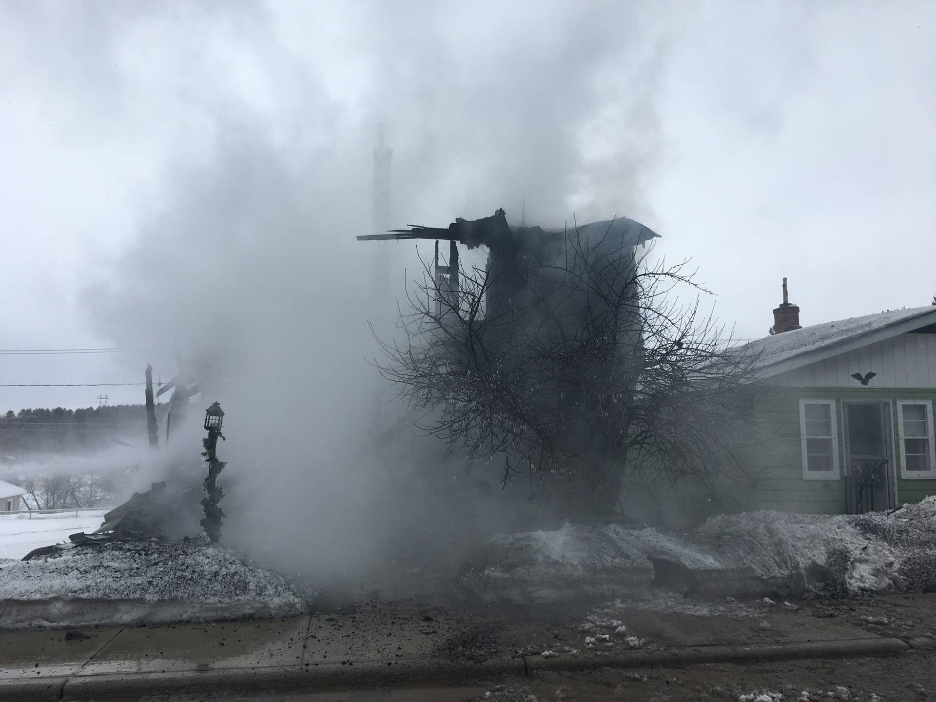 Woman found dead after being trapped inside burning house in northern ...