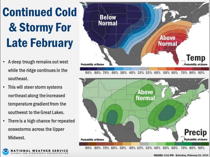 Snowy week ahead? Weather service paying attention to favorable storm ...