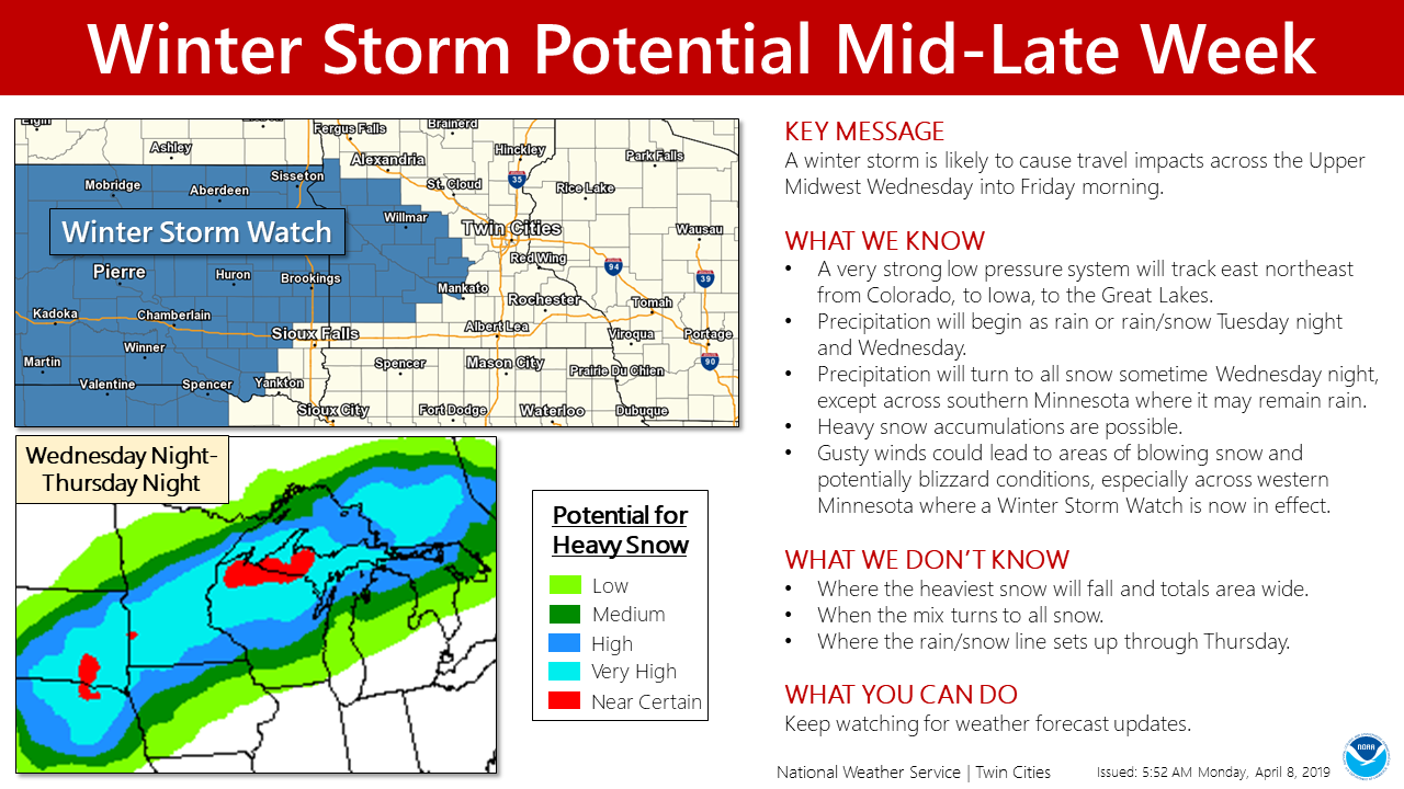 Twin Cities included in winter storm watch - Bring Me The News