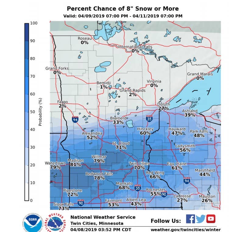 Twin Cities included in winter storm watch - Bring Me The News