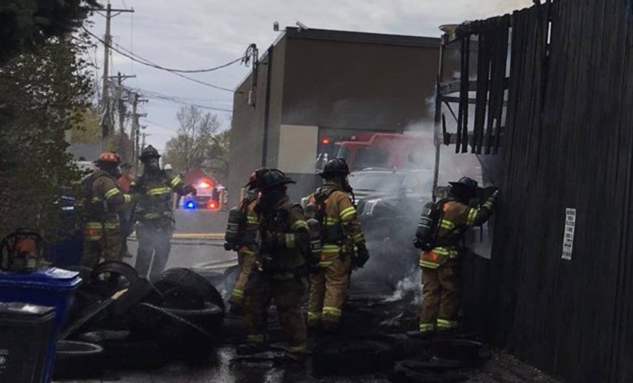 Suspected arsonist sets fire at tire shop across the street from St ...