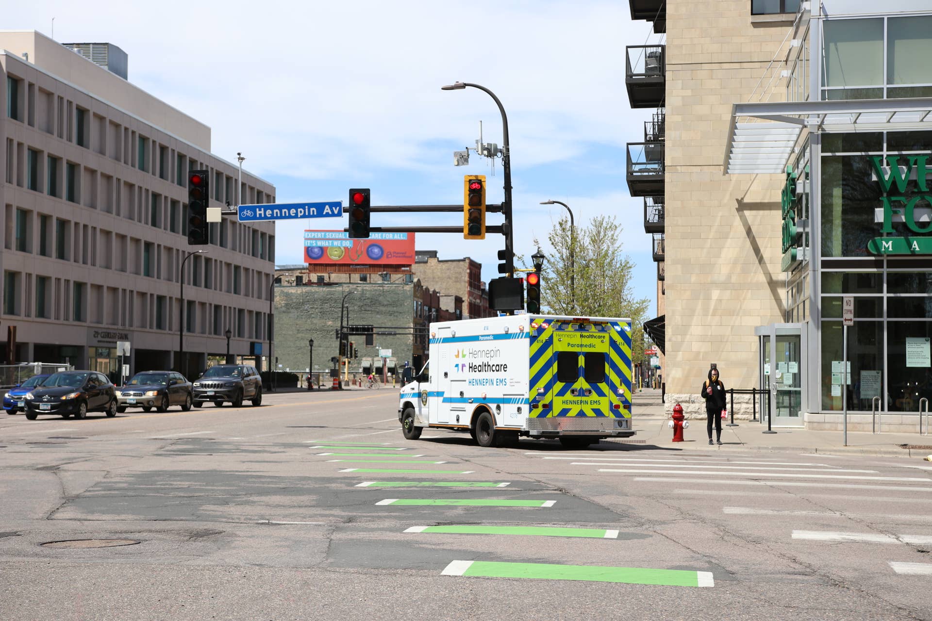 One killed in multi-vehicle crash at busy Lake Street intersection