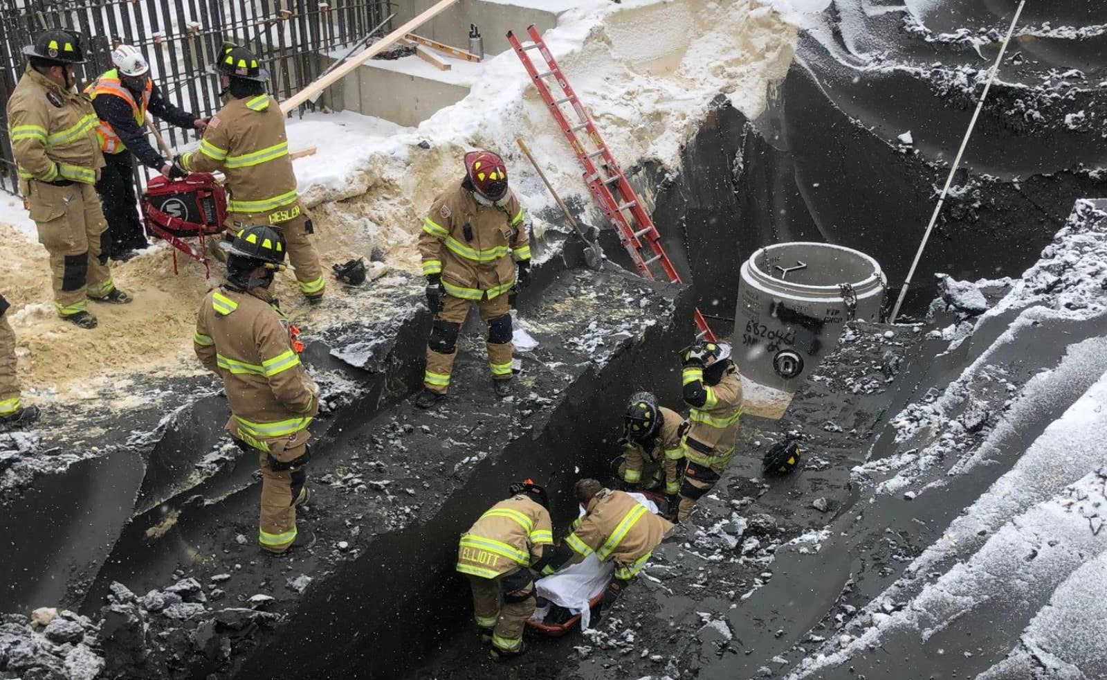 Firefighters rescue worker after trench fall in Rochester - Bring Me ...