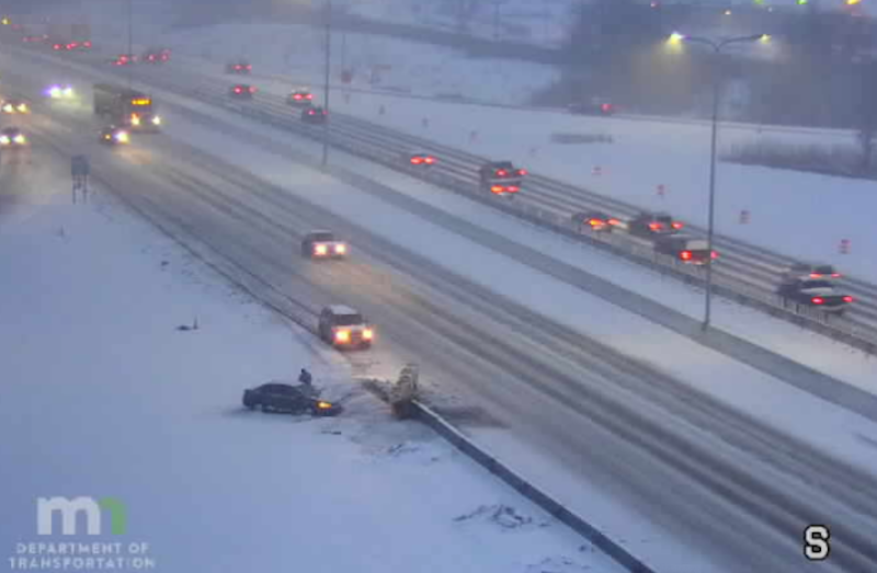 Overnight snow creates messy morning commute, crashes reported - Bring ...