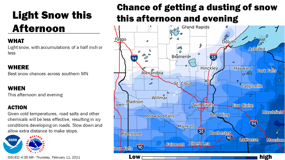 Expect icy roads where light snow falls Thursday afternoon - Bring Me ...