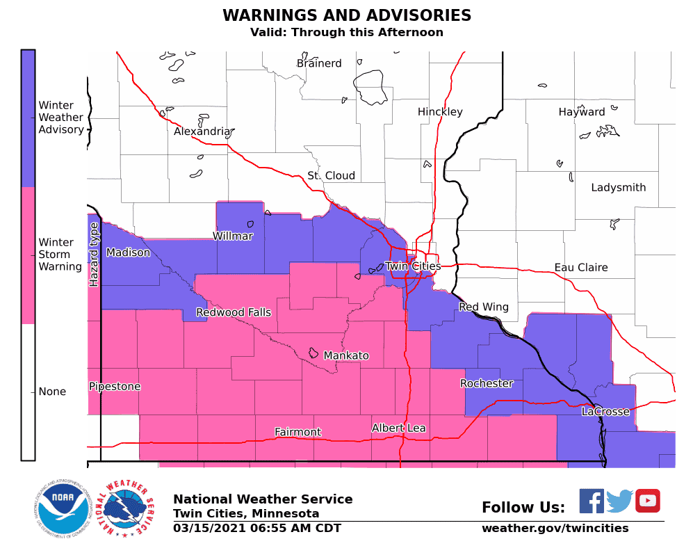 Snow update: Winter storm warning expands into parts of metro - Bring ...
