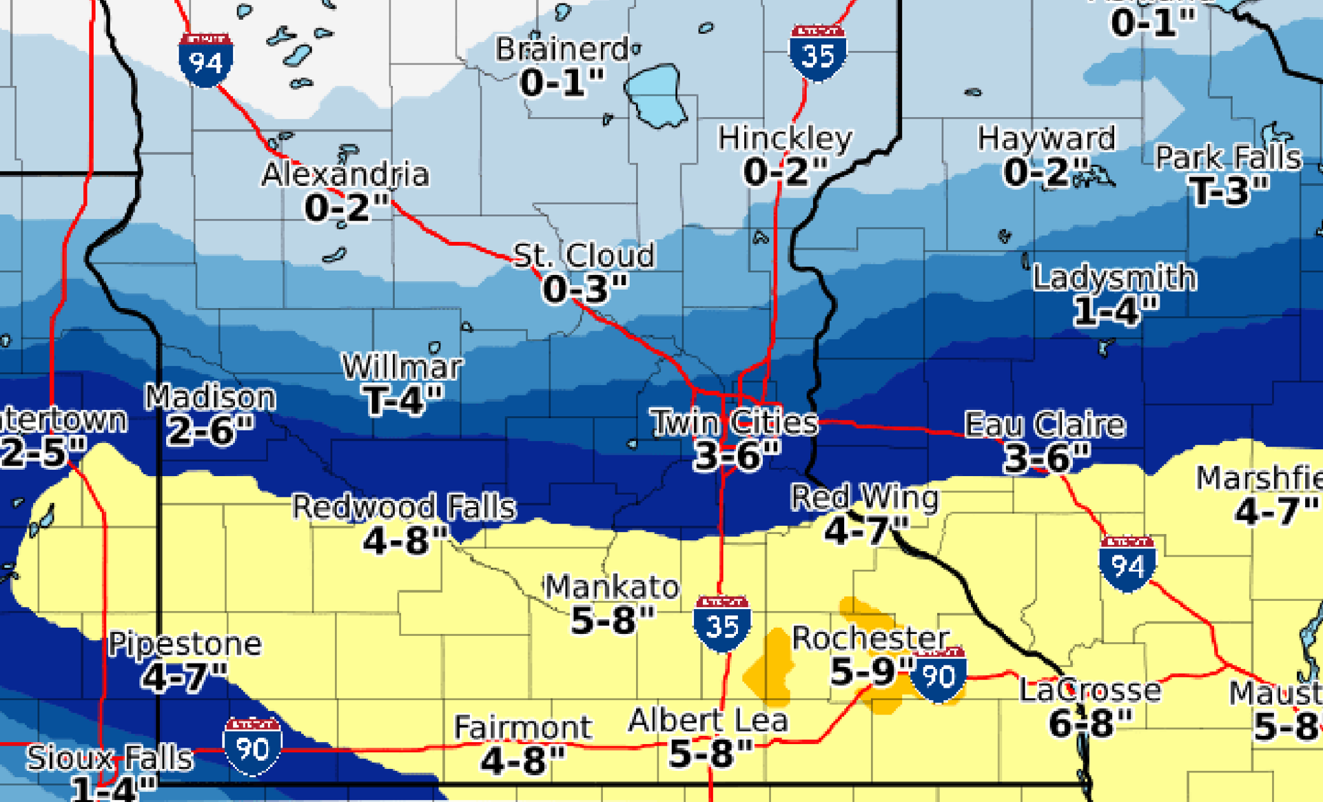 Winter storm watch issued ahead of weekend snow in Minnesota - Bring Me ...