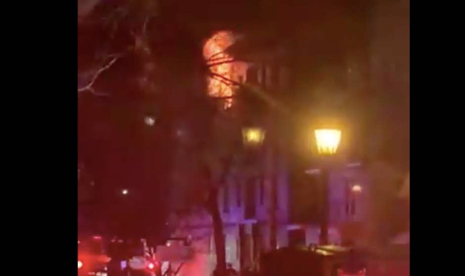Video: Flames leap from Minneapolis apartment building in fire that ...