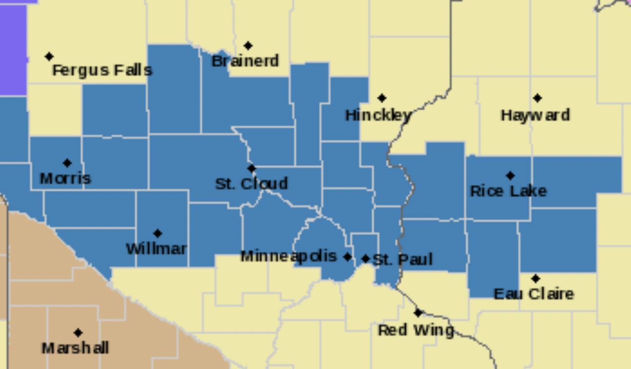Winter storm watch issued for Twin Cities, central MN ahead of snow ...
