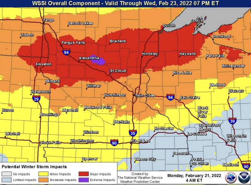 Winter storm update: Travel discouraged as heavy snow arrives in MN ...