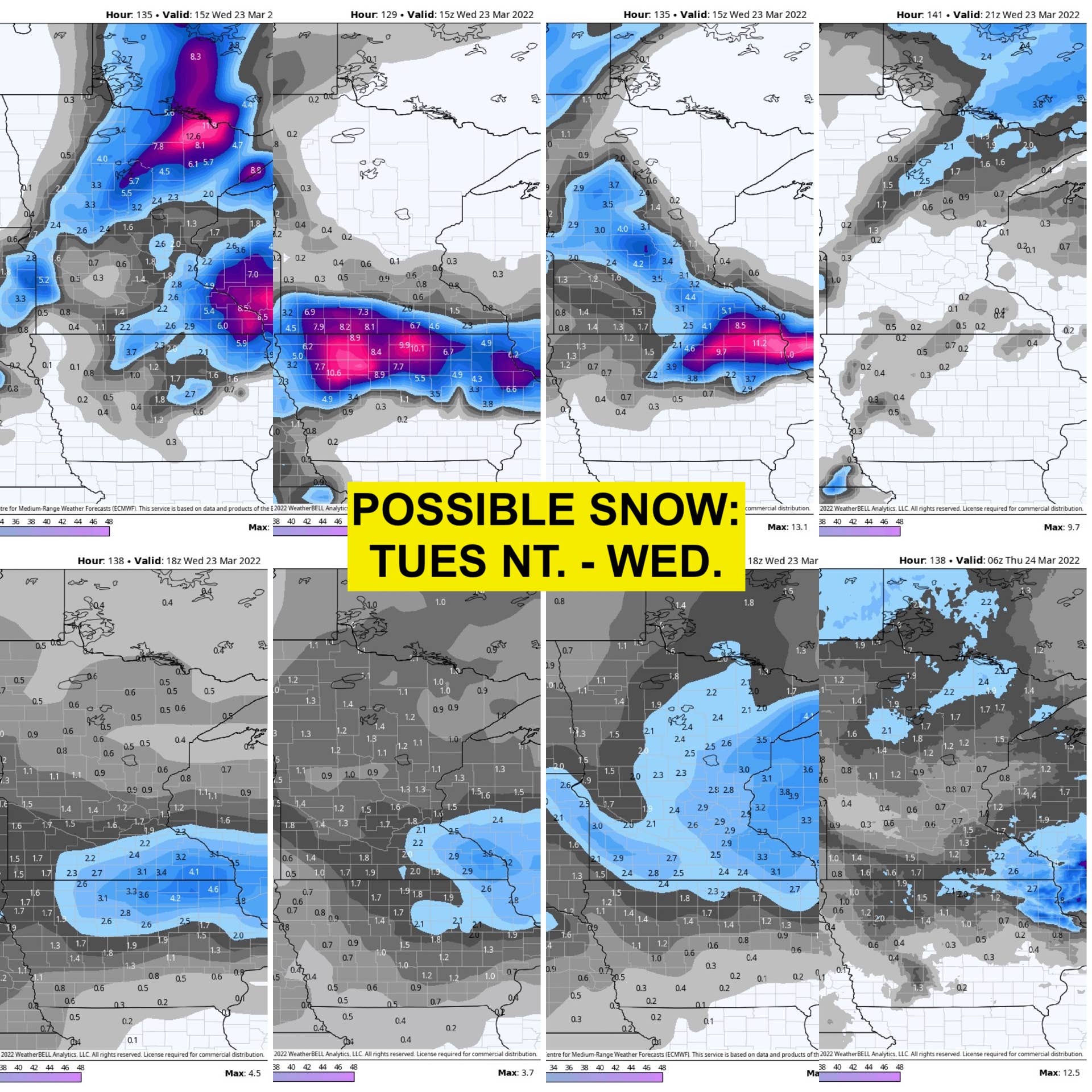 Rain and snow looks likely next week in Minnesota - Bring Me The News