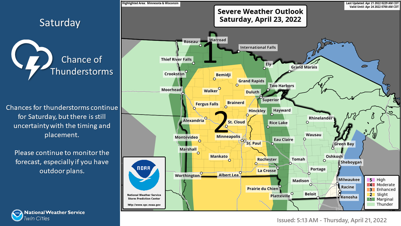 Severe weather threat for Minnesota Friday night and Saturday - Bring ...