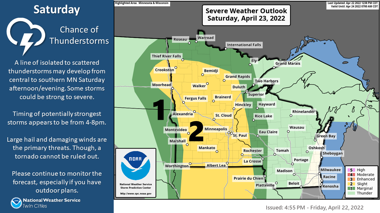 Severe storms could move through the Twin Cities on Saturday - Bring Me ...