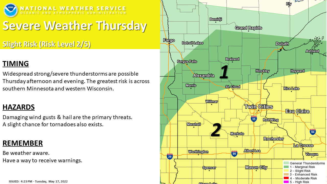 Threat of severe weather returns to Minnesota for 2 days - Bring Me The ...