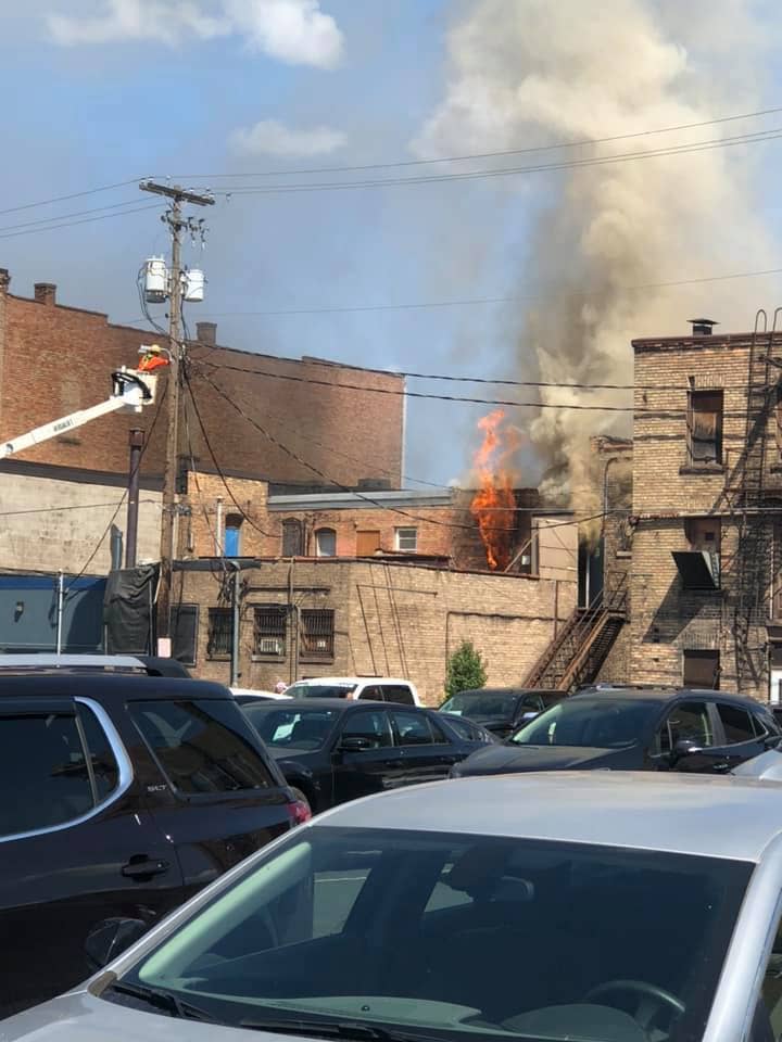 Fire crews battling large blaze in downtown Virginia - Bring Me The News