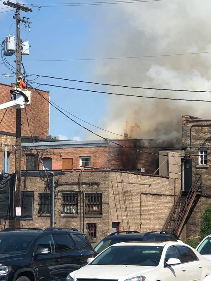 Fire crews battling large blaze in downtown Virginia - Bring Me The News