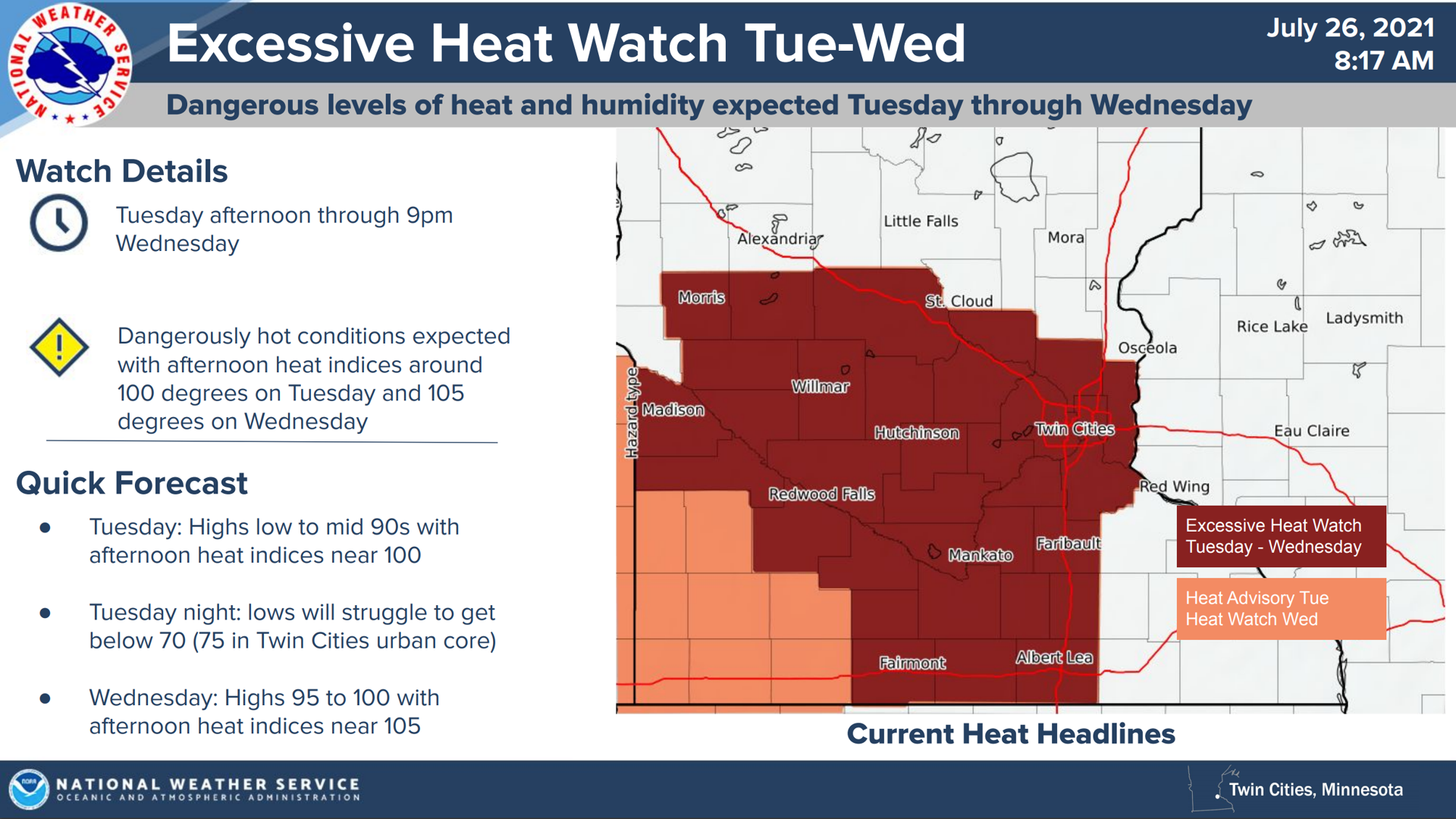Baseball-sized hail possible with severe storms Monday in Minnesota ...