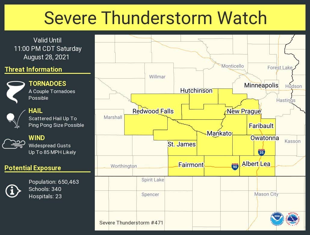 85 mph winds, tornadoes, hail possible with severe storms in southern ...