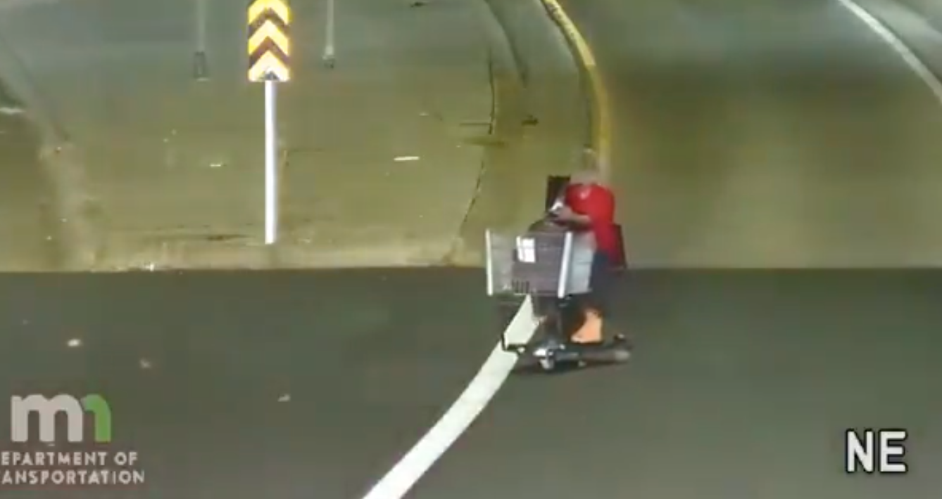 Watch: Woman drives motorized shopping cart on MN highway - Bring Me ...