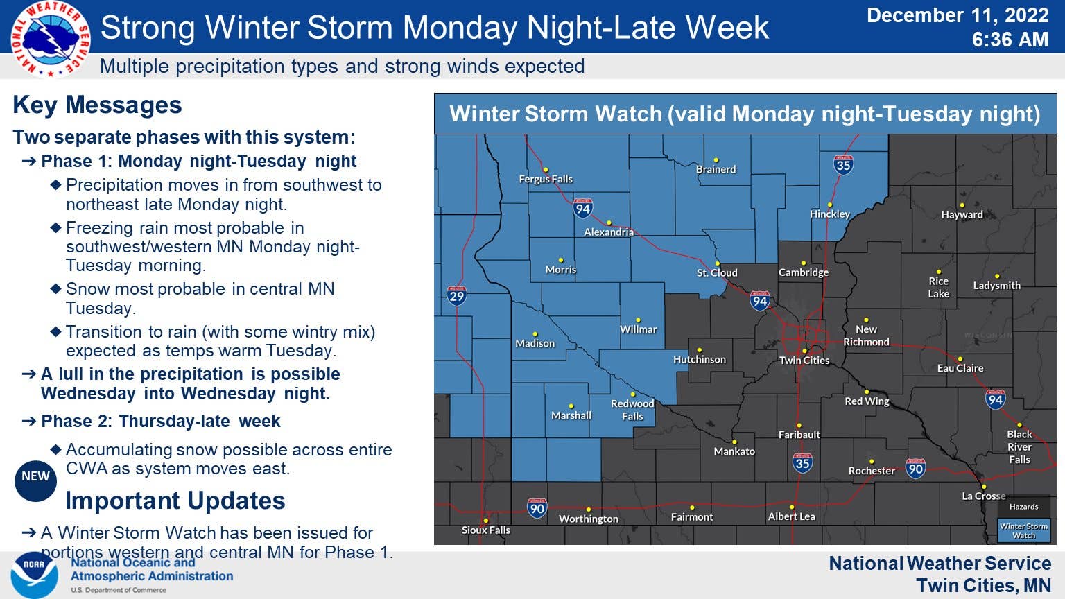Winter storm watch: It's going to be a messy week in Minnesota - Bring ...