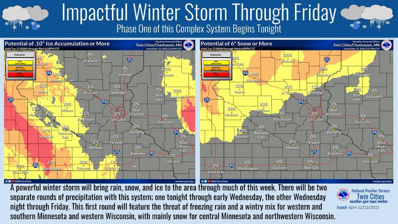 Winter storm and ice warnings issued ahead of dynamic storm in ...