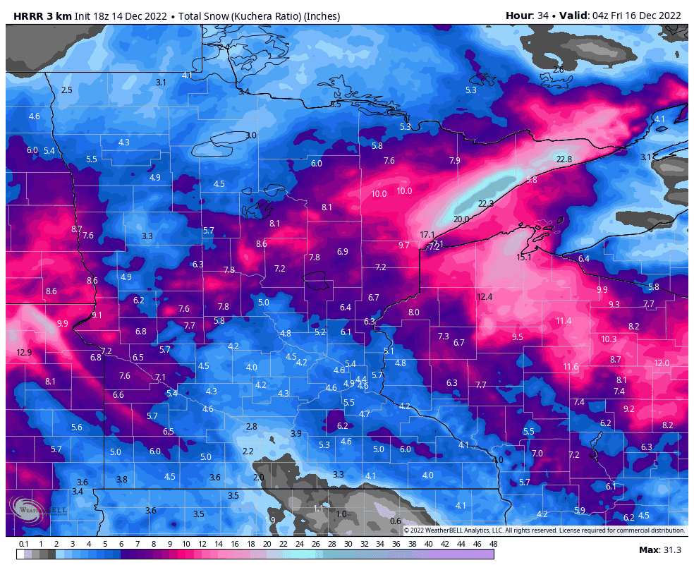 Twin Cities now in winter storm warning ahead of heavy snow - Bring Me ...