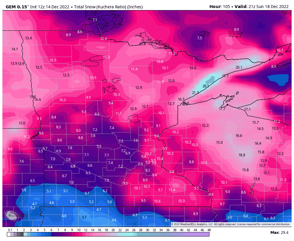 Twin Cities now in winter storm warning ahead of heavy snow - Bring Me ...