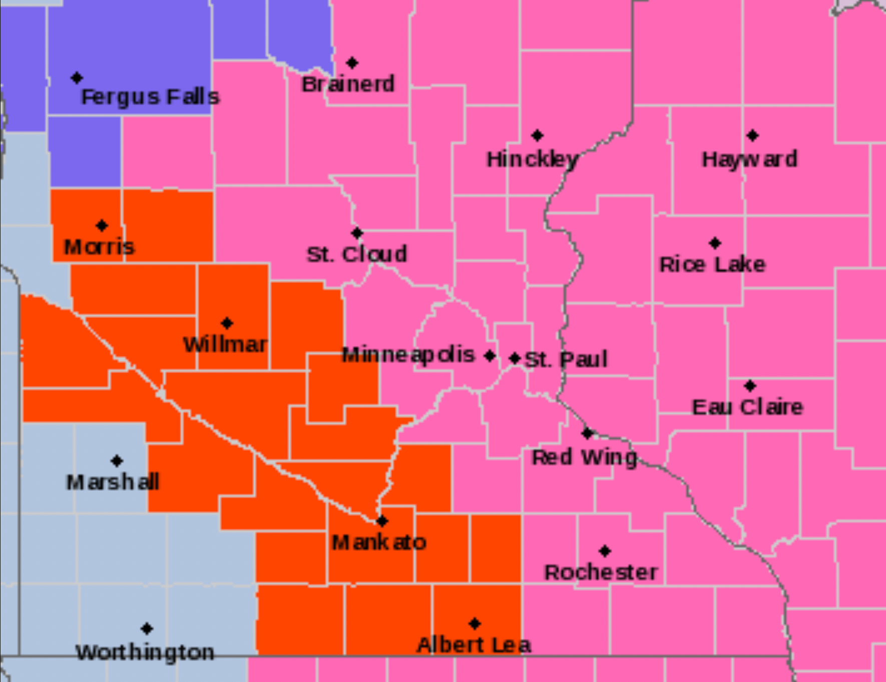 Blizzard and winter storm warnings issued in Minnesota - Bring Me The News