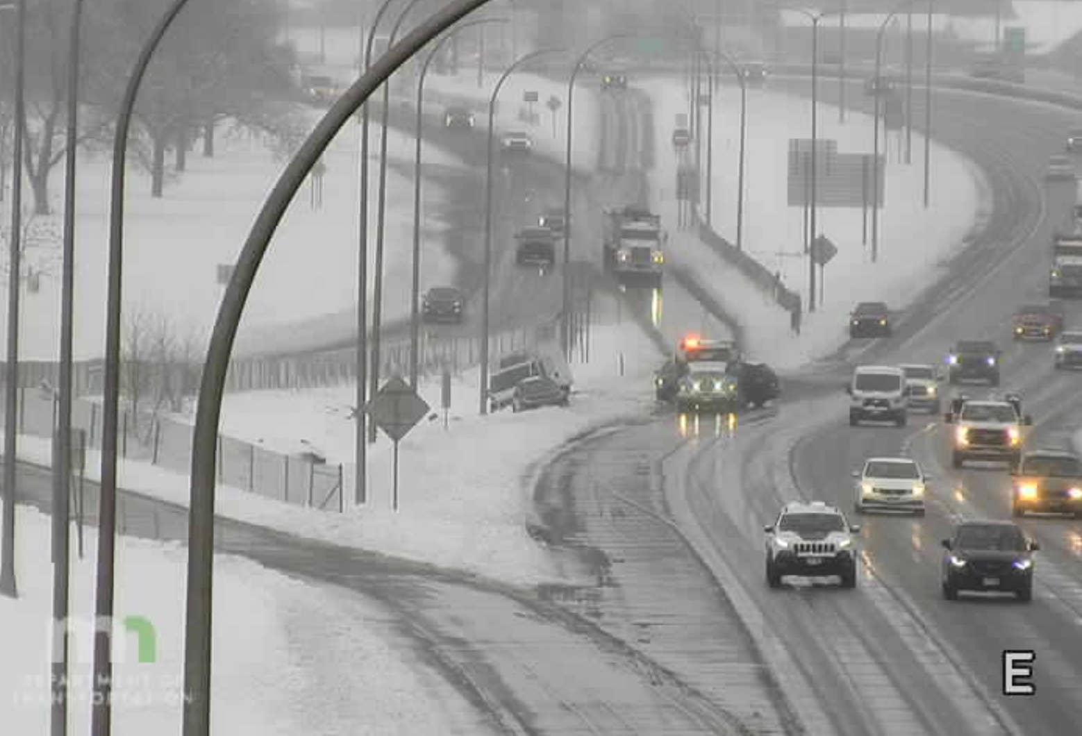 Crashes across Minnesota after heavy, slushy snow falls overnight ...