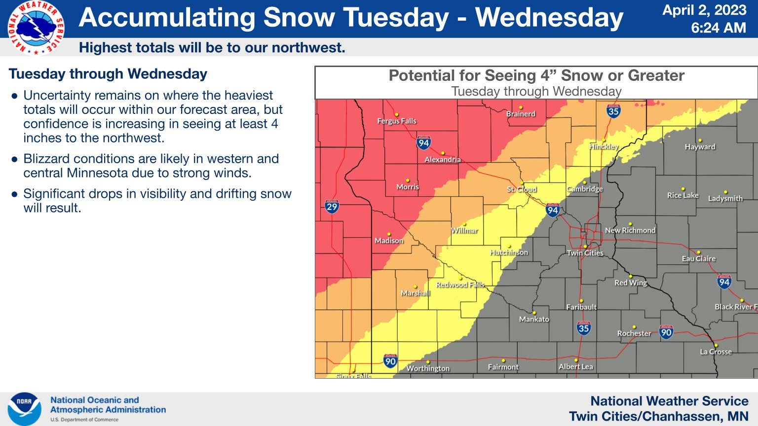 Another winter storm to hit Minnesota this week - Bring Me The News