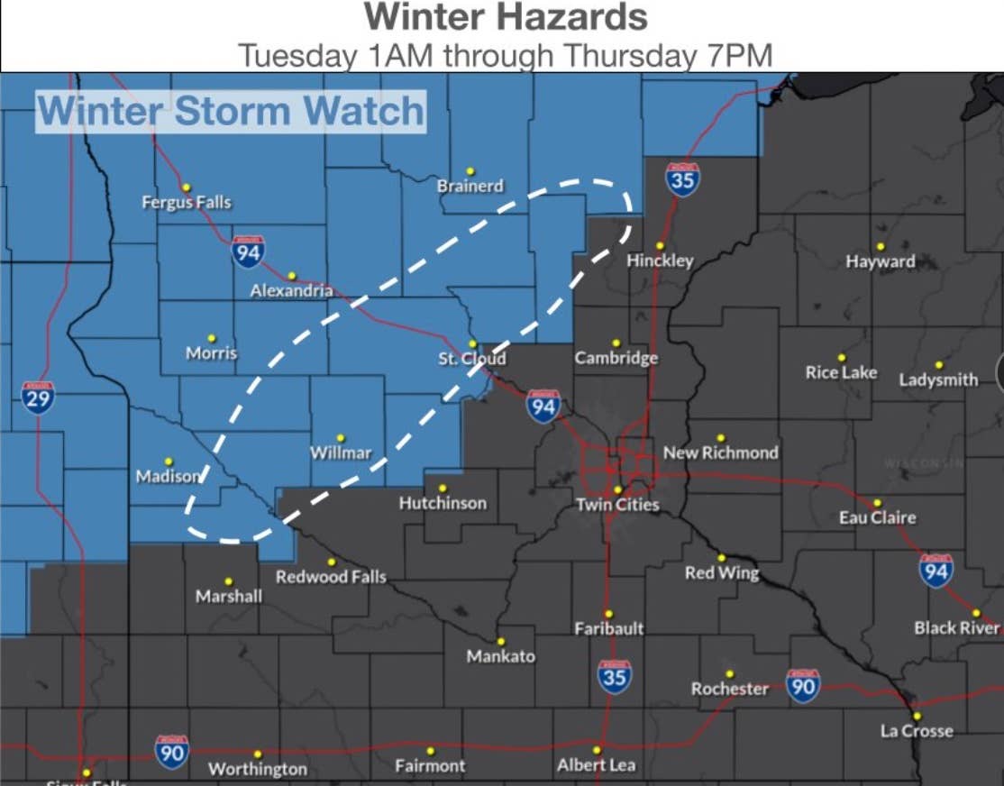 Another winter storm to hit Minnesota this week - Bring Me The News