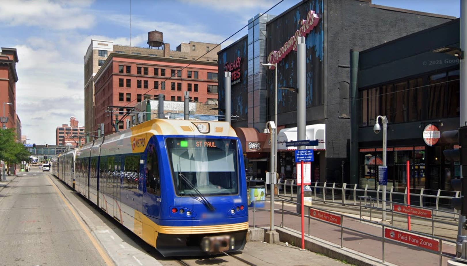 Man killed by train after falling onto light rail tracks during ...