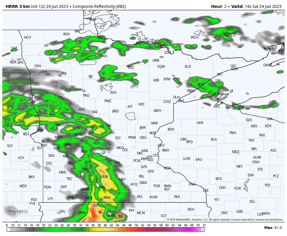 Saturday severe threat: Large hail and tornadoes possible in Minnesota ...