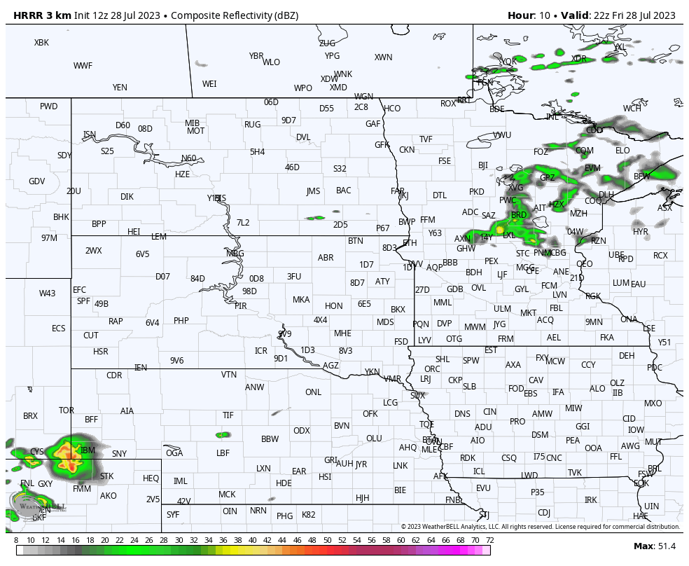 Thursday rain totals and where severe storms could develop again Friday ...