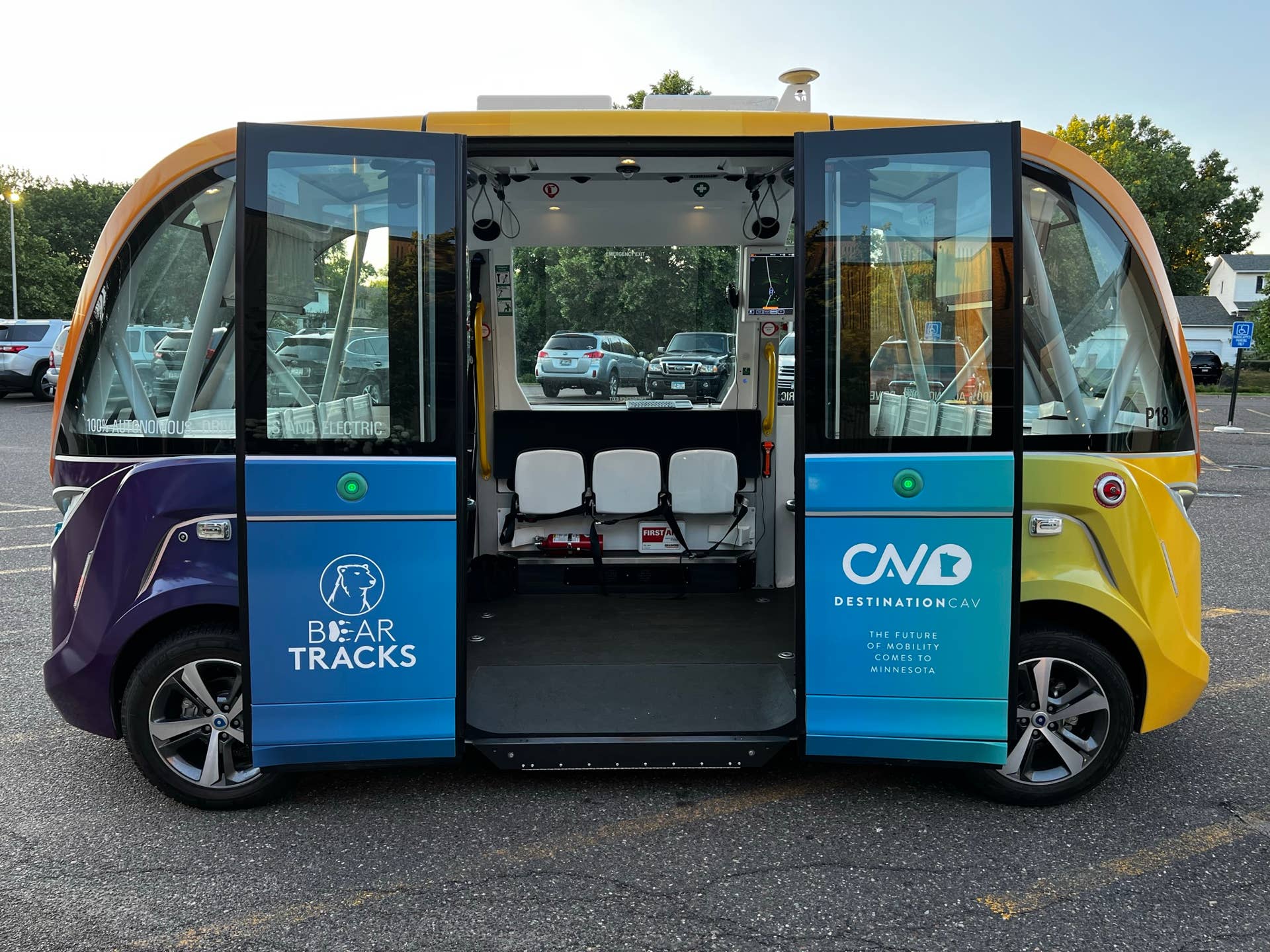 MnDOT debuts driverless shuttle in White Bear Lake - Bring Me The News