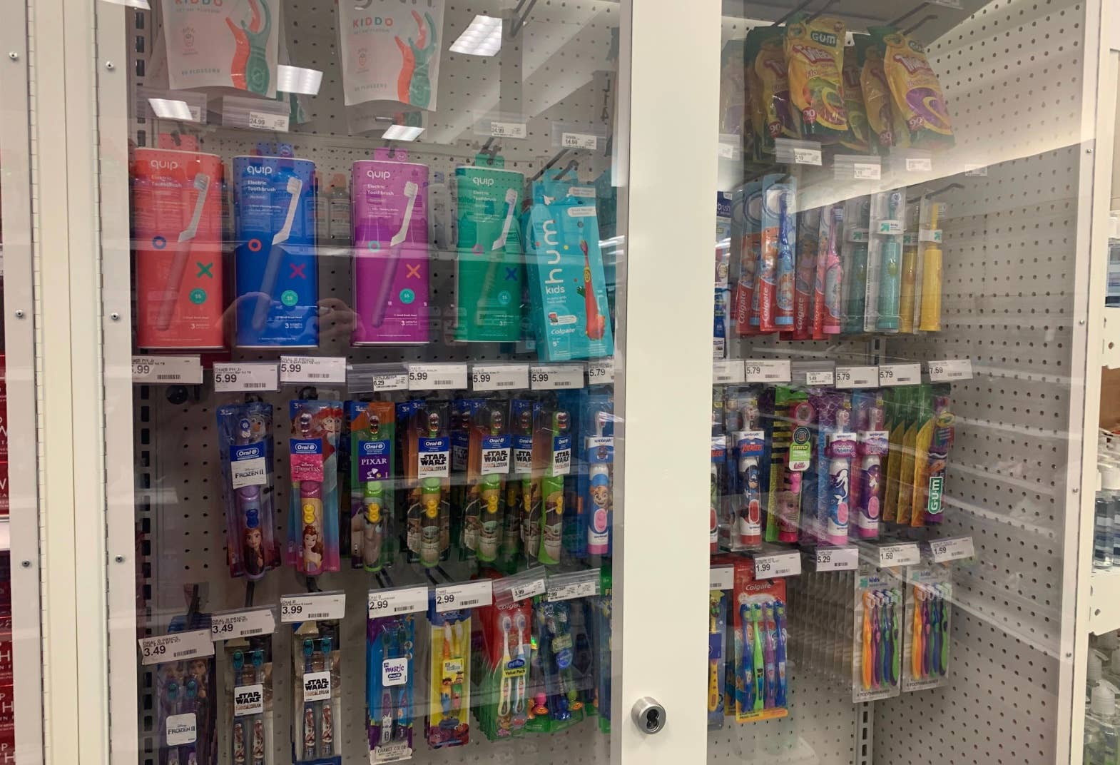 Target places toothbrushes, toothpaste behind security glass at ...