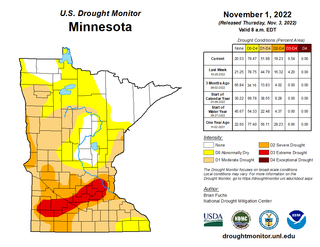 Area of 'extreme' drought expands in Minnesota - Bring Me The News