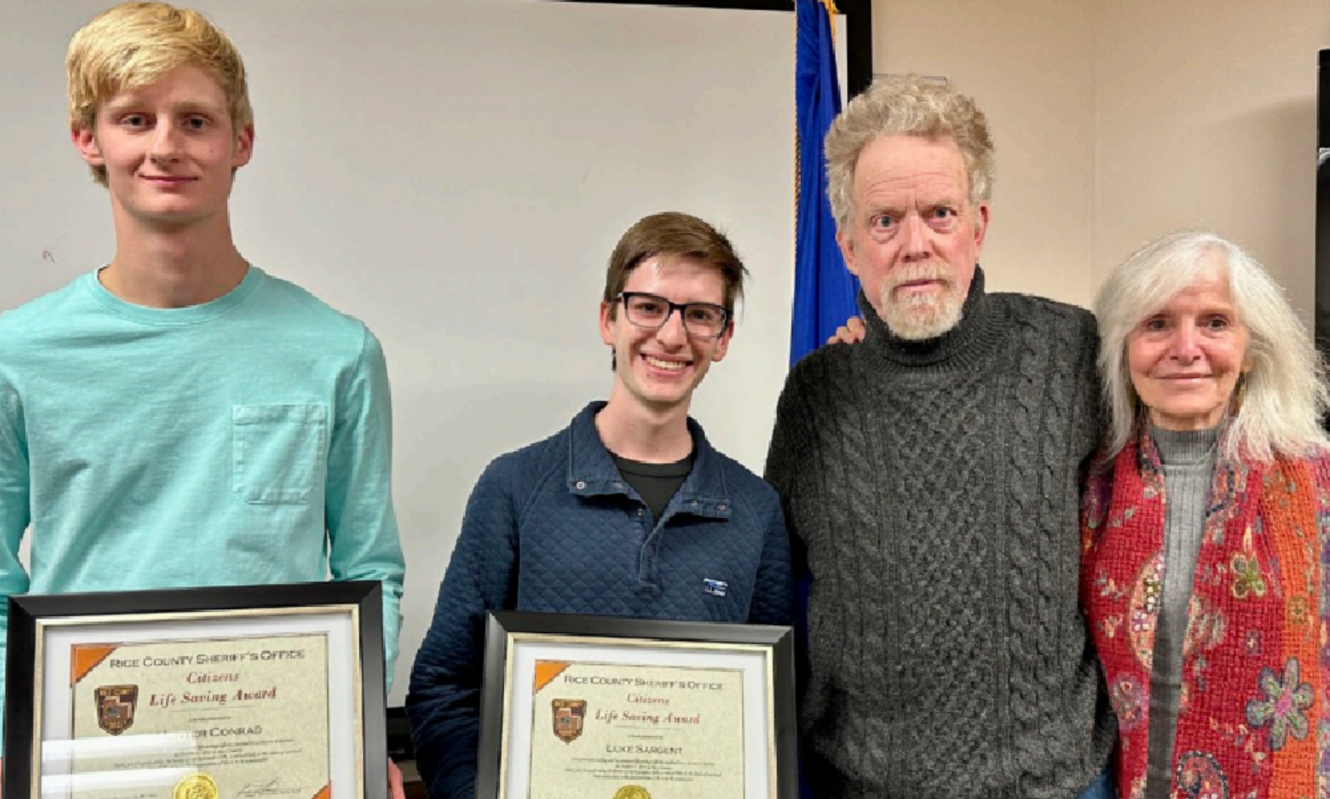 Minnesota students awarded for saving college professor's life - Bring ...