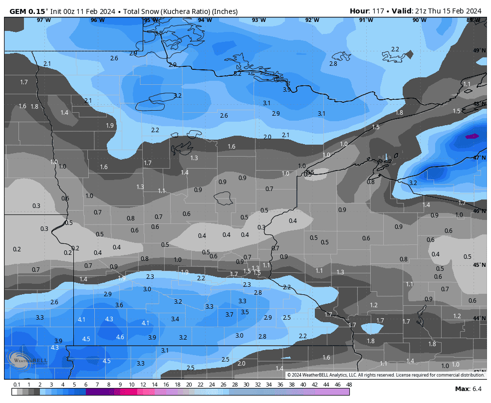 Mid-week system MIGHT produce snow in Minnesota - Bring Me The News