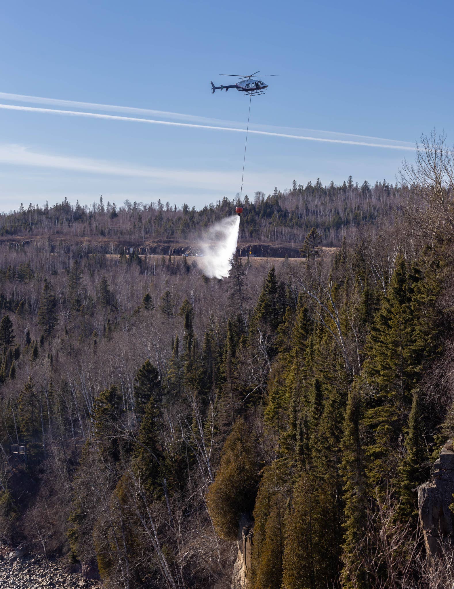 A wildfire forced evacuation of historic Split Rock Lighthouse this ...