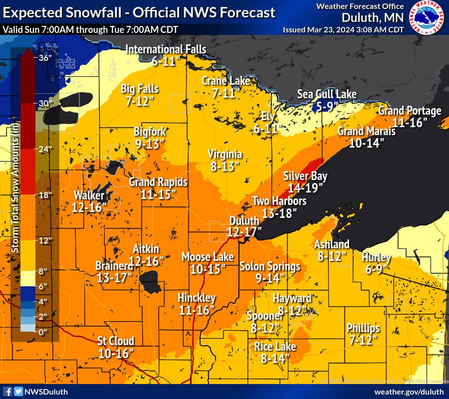 Winter storm warnings issued as 12+ inches of snow bears down on ...