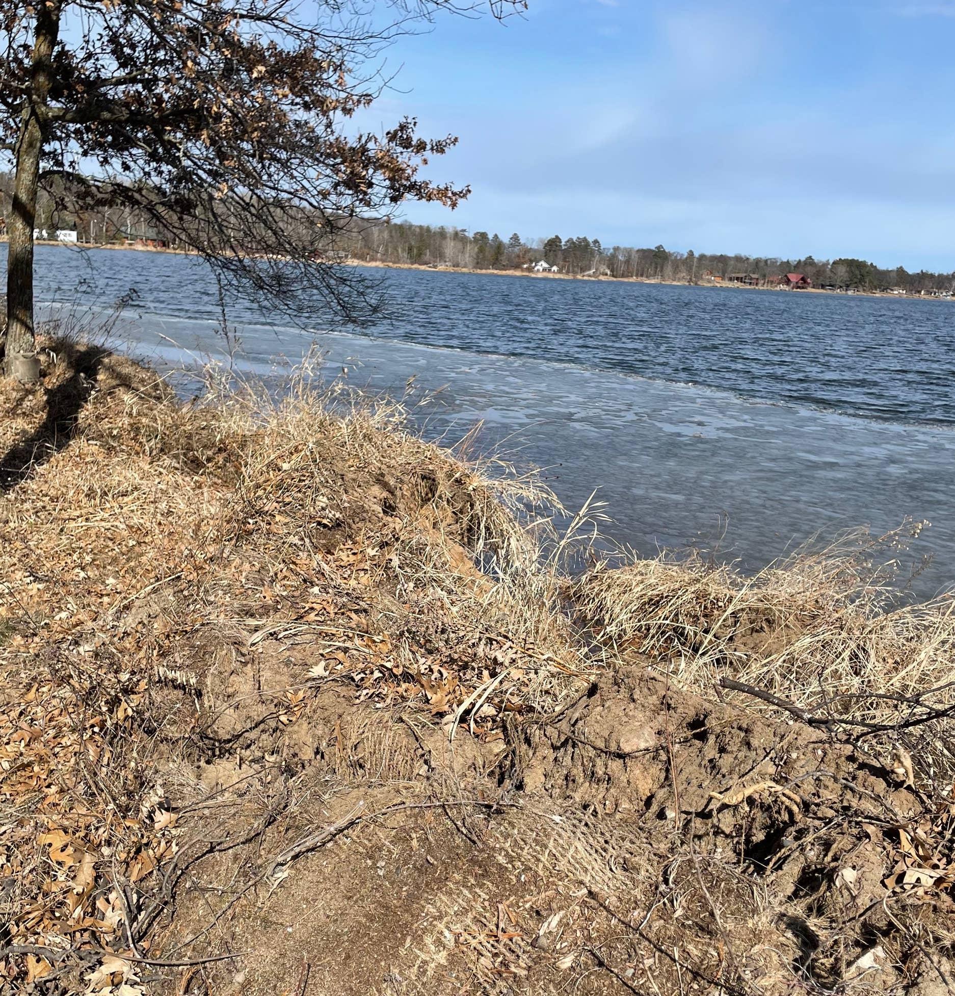 Ice ridges damage northern Minnesota shoreline - Bring Me The News