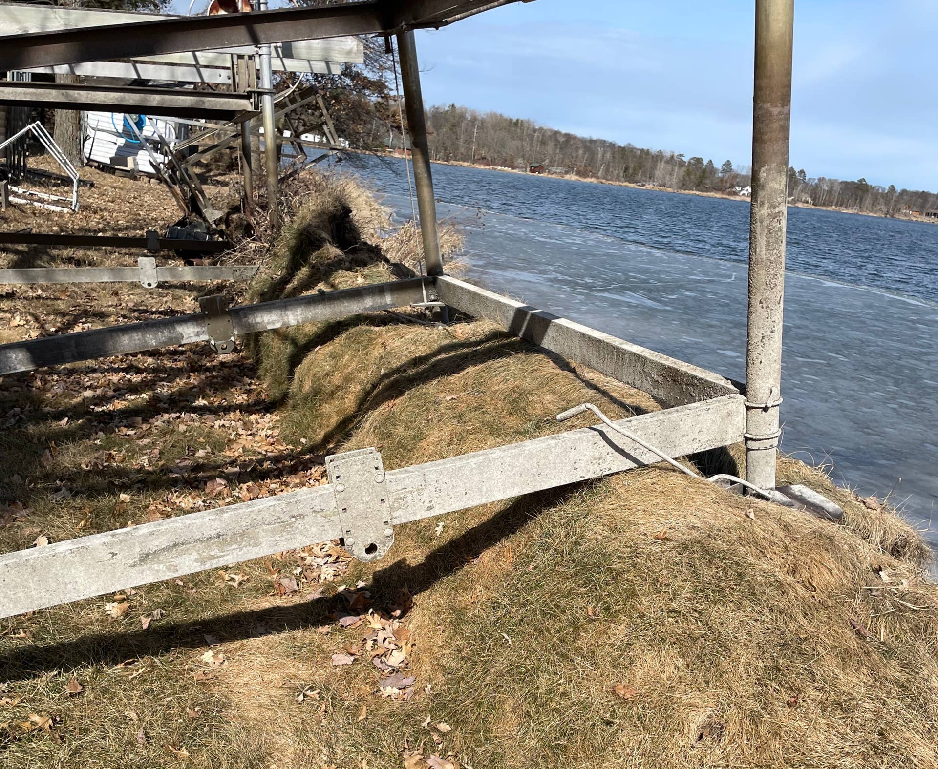 Ice ridges damage northern Minnesota shoreline - Bring Me The News