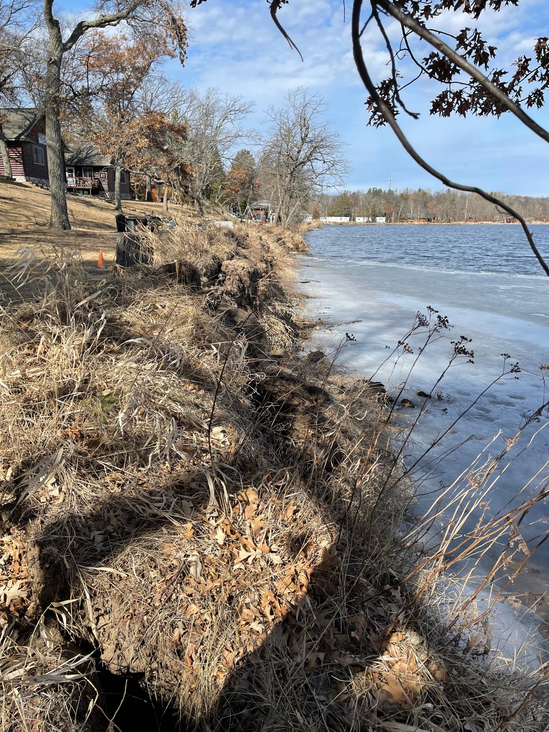 Ice ridges damage northern Minnesota shoreline - Bring Me The News