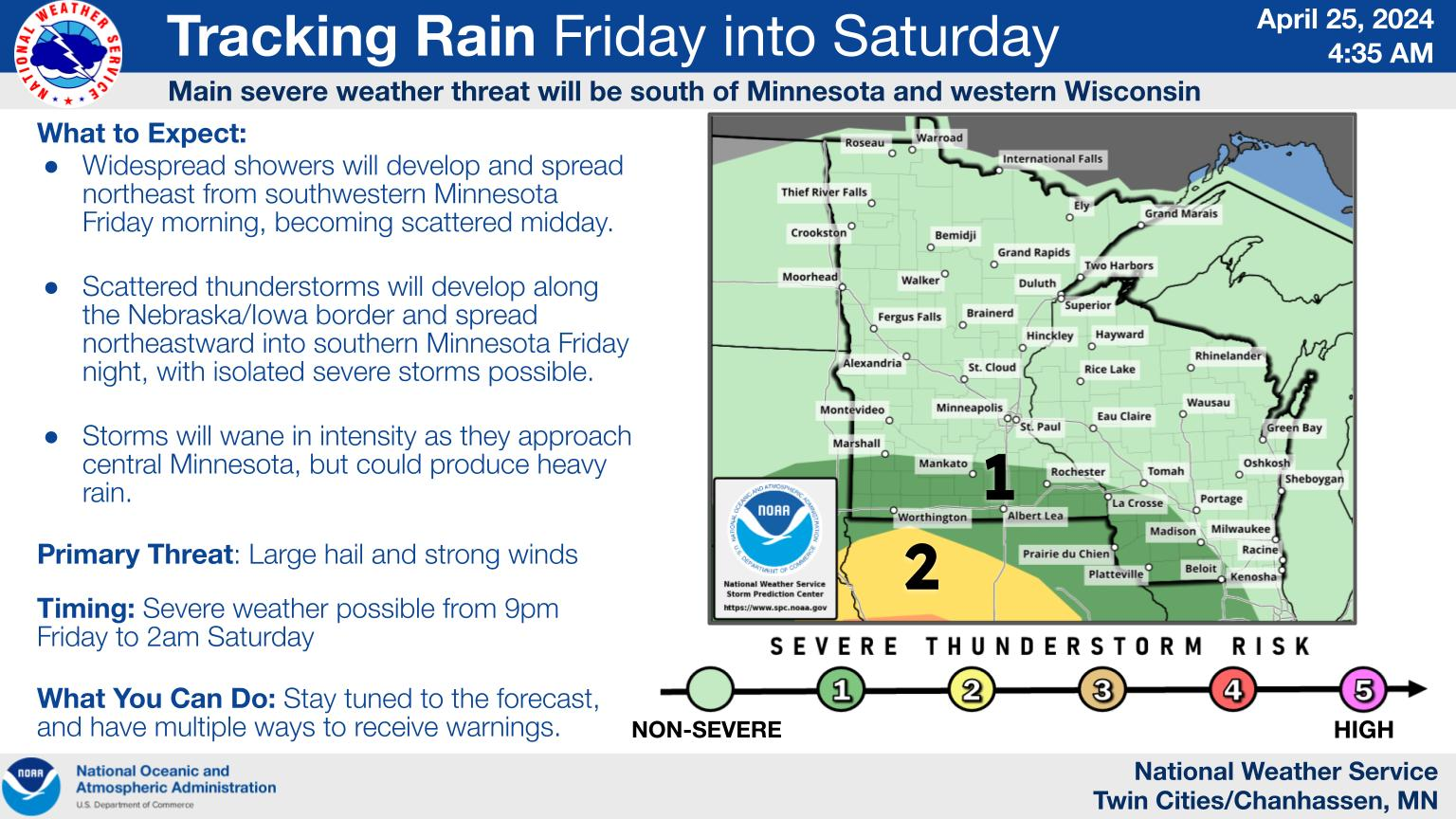 Rain and storms move into Minnesota on Friday - Bring Me The News