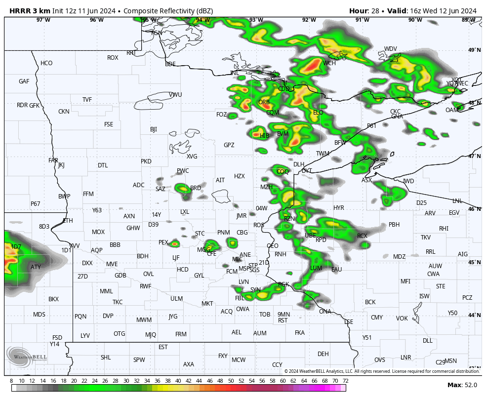 Where will severe storms hit Wednesday? Very large hail possible ...