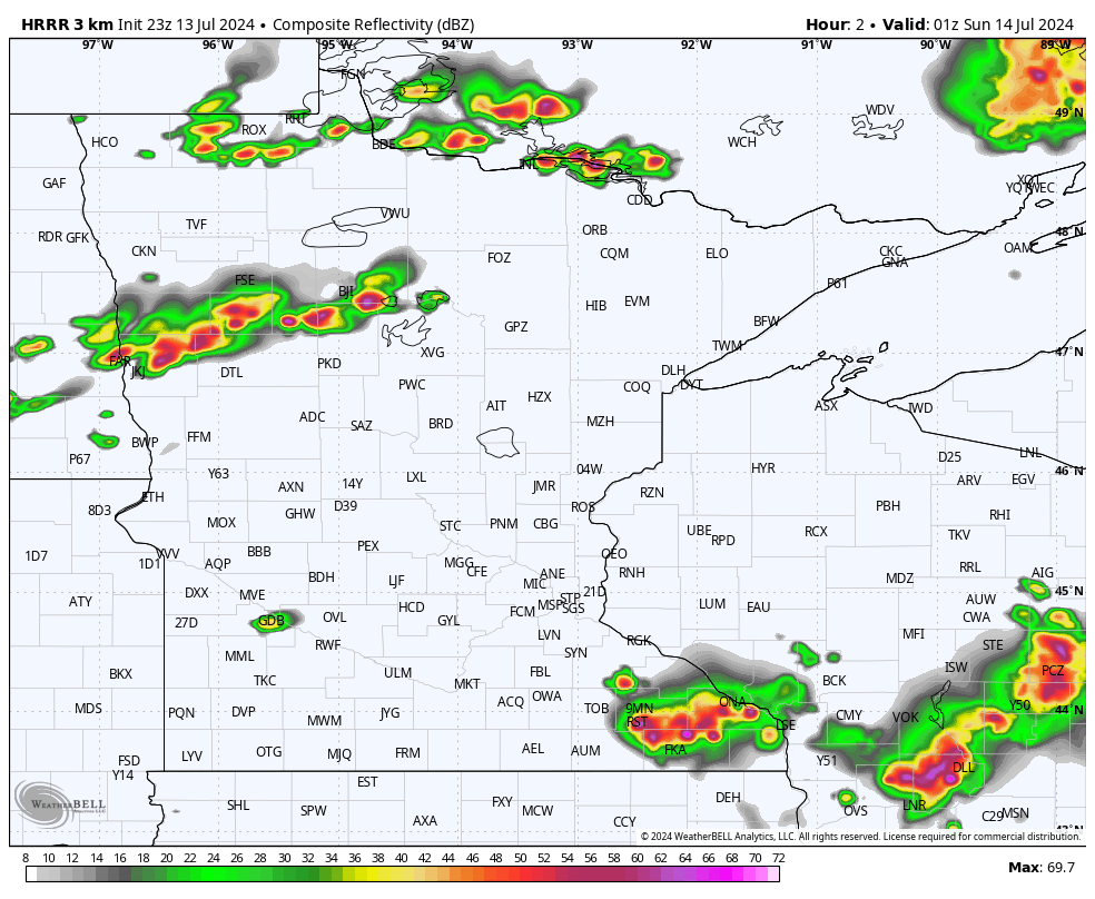 Severe t-storm watch: Damaging winds, large hail into the overnight ...